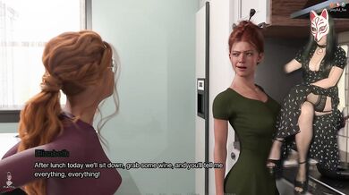 Long dress stockings cosplayer gets destroyed in angel's love gaming porn