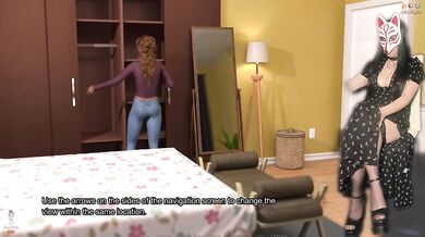Long dress stockings cosplayer gets destroyed in angel's love gaming porn