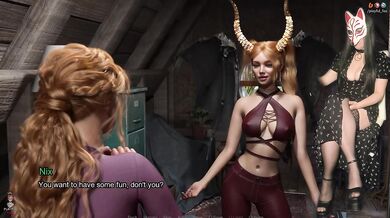 Long dress stockings cosplayer gets destroyed in angel's love gaming porn