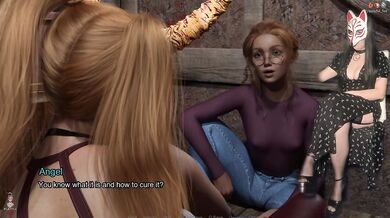 Long dress stockings cosplayer gets destroyed in angel's love gaming porn