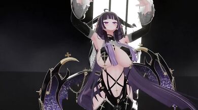 Gabriela in MMD R18 KPop dance ruined by big tits cosplay hentai