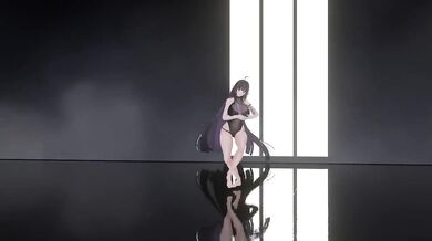 Gabriela in MMD R18 KPop dance ruined by big tits cosplay hentai