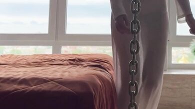 Transparent dress cleaning goddess worships perfect ass