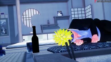 Hinata cheats on Naruto at his wedding day raw NTR blowjob