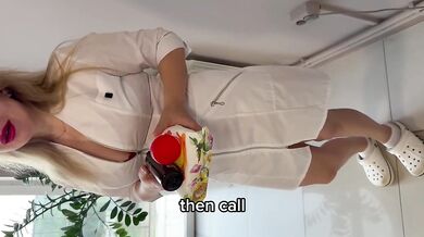 Doctor's special mouth and ass attraction suck and tease Russian amateur MILF HD
