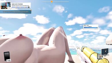 Giant Waifu Gets Washed Raw anal big ass big tits game