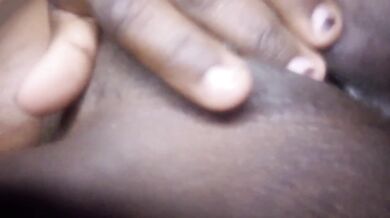 Small Ney drips juice all over her fingers after fingering her juicy pussy