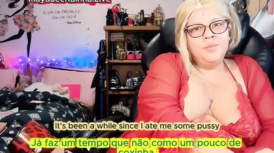Uncensored Siren Rising BBW Brazilian Milf Smoking in Red Lace