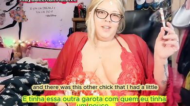 Uncensored Siren Rising BBW Brazilian Milf Smoking in Red Lace