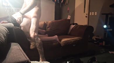 Thick redhead milf rides huge cock while screaming through tight pussy