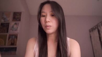 Cute Asian girl ASMR solo session destroyed her good girl self