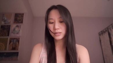 Cute Asian girl ASMR solo session destroyed her good girl self
