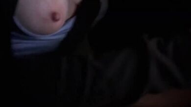 My Roommate gave me a ride home ended in public car sex with a perfect big ass and big cock