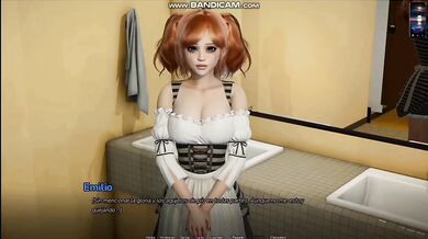 Teacher fucks Morgana in Spanish visual novel