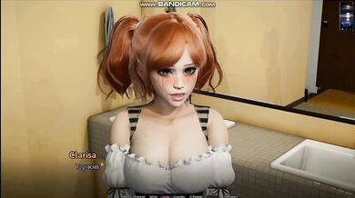 Teacher fucks Morgana in Spanish visual novel