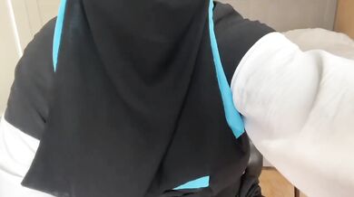Found a dildo while cleaning and fucked her big tits with it