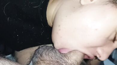 Latina deep throat destroys cock with insane wet sloppy blowjob gagging rut
