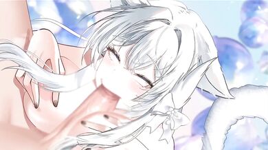 Long Live the Catgirls glistening paizuri blowjob ecchi hentai jp orgy bliss