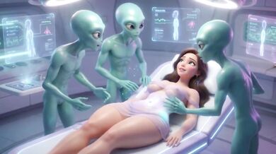 Her juicy apartment has three aliens begging for relief