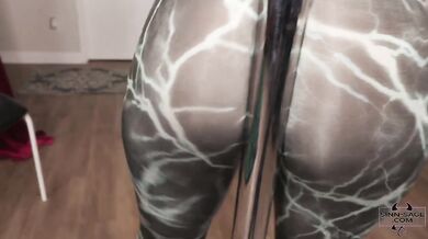 Lightning in A Bottom Big Ass Milf Leaves Pole Pounding Naked
