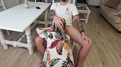 Stepbrother eating my pussy till I scream cowgirl blasts on his dick