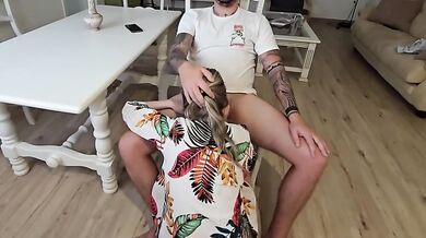 Stepbrother eating my pussy till I scream cowgirl blasts on his dick