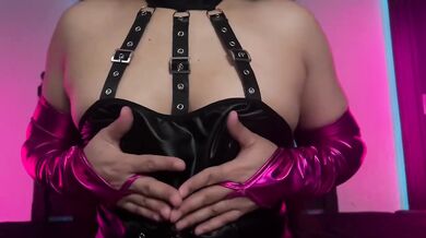 Dominatrix drips on her Latina feet while you cum twice watching her destroy you
