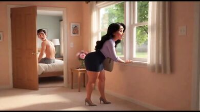 Mature woman catches man masturbating joins him years without sex raw boobs fetish