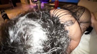 Thick Asian bhaddie with big ass rides dick cowgirl all night deep throats hard