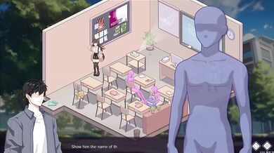 Happy student teased till she gushes in japanese game