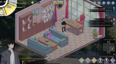Happy student gets stuffed in japanese gaming dungeon