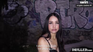 Latina teen destroyed by huge hard cock cumshot facial deepthroat