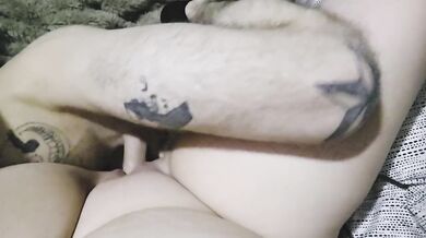 Prostate orgasm ruined her with ass play and cum on pussy