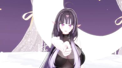 KPop MMD Nympho VTuber Gets Gagged Screwed Hard in Hentai Overwatch cosplay