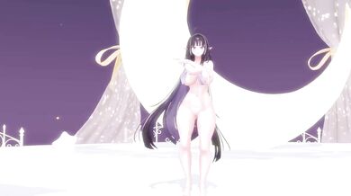 KPop MMD Nympho VTuber Gets Gagged Screwed Hard in Hentai Overwatch cosplay