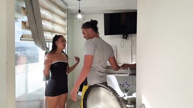 My distracted cuck husband gets pounded by his big dicked best amigo raw and rough