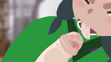 The pharmacist Mao gets her throat wrecked by a giant frog