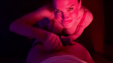 Milf deep throats a monster cock like a 9 to 5 blowjob