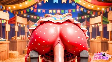 Moranguete gets railed at Festa Junina hardcore anal and pink pussy fucking