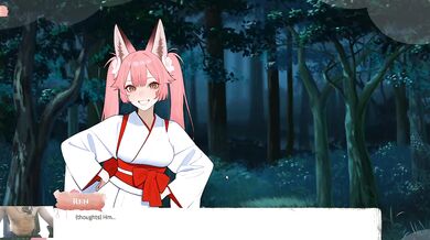 My Cute Foxgirl Destroys Onsen Priest With Huge Tits
