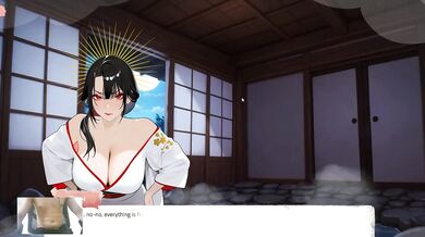 Her Master ruins her onsen dreams monster girl gets stuffed