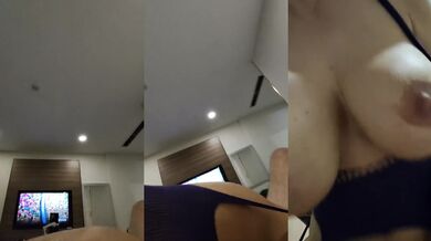 MILF rides thick cock asian ass bouncing huge tits POV