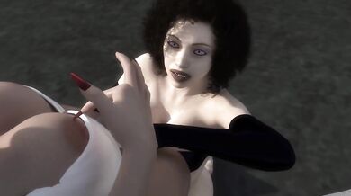 Hermione gets Futa Rough Threesome hogwarts big tits