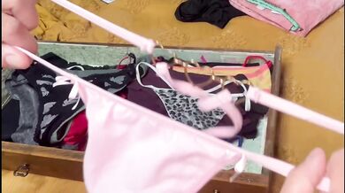 Milf panty drawer raided cum exploding fetish solo