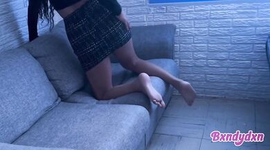 Sneaky solo latina flaquita gets sloppy wet imaging being fucked