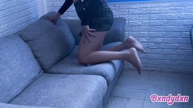 Sneaky solo latina flaquita gets sloppy wet imaging being fucked