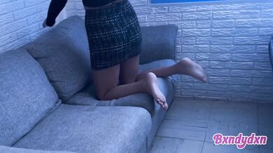 Sneaky solo latina flaquita gets sloppy wet imaging being fucked
