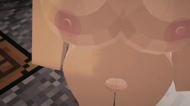 Jenny's massive tits destroyed by my throbbing cock POV animation