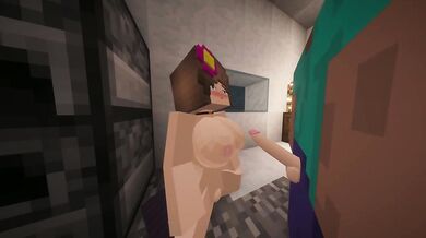 Jenny's massive tits destroyed by my throbbing cock POV animation