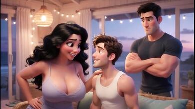 StepMom’s Secret Weekend at the Beach Chalet messed up her tight pussy bad